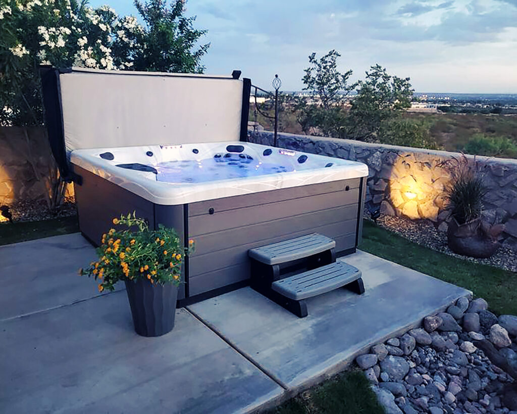 saltwater hot tub
