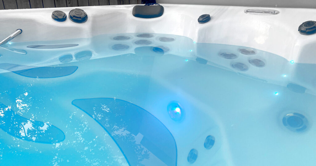 cloudy spa water