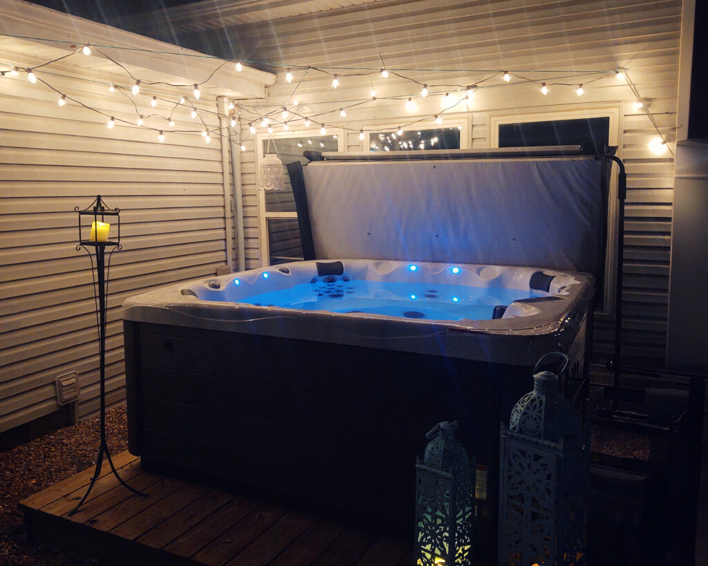 led lighting hot tub