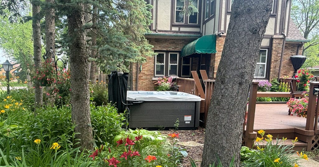 hot tub shade ideas