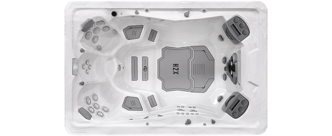 Trainer 12 Swim Spa Downshot